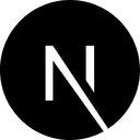 Next.js logo dark