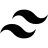 TailwindCSS logo dark